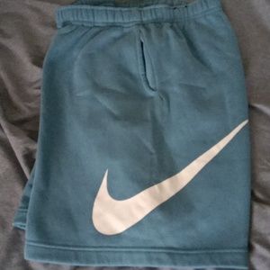 Nike sweat shorts aqua blue.  XXL